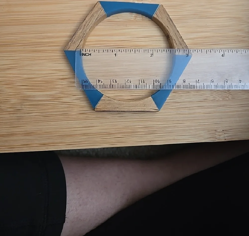 Blue and Brown Wearable Tech Bracelet